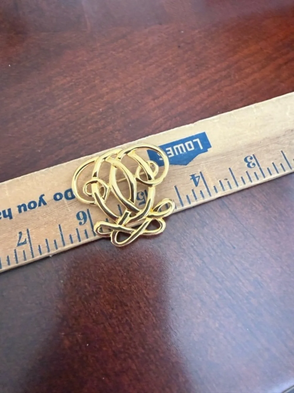 Vintage Gold Tone Brooch